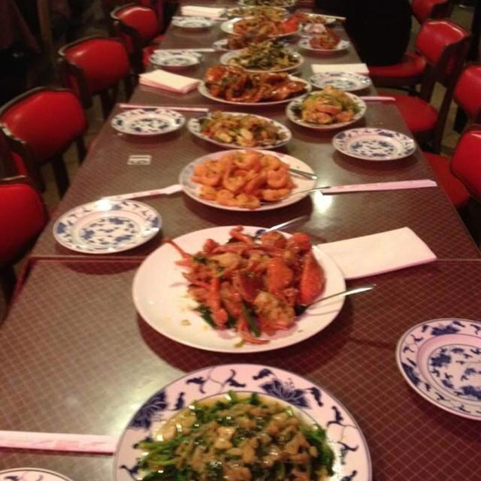 asian food on table